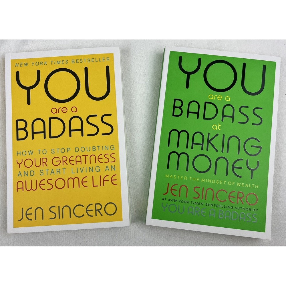 You‎ Are a Badass & You Are a Badass at Making Money 2 Book Set Jen Sincero